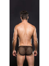 Envy Menswear's Captivating Fishnet Bikini - Black Mens Briefs And Boxers